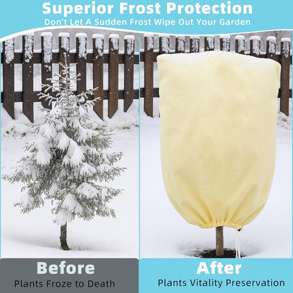 Plant Covers Freeze Protection 2 Pack 47.2"x70.8"