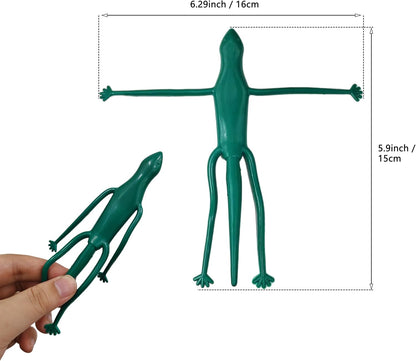Cute Plant Cable Ties 18 Pcs, Reusable Garden Flexible Wire Tie, Cartoon Animal Shapes Garden Supports Soft Twist Plant Ties, Soft Rubber Wrapped Wire Tie Branches Wire Tie (Standard, Lizard Shape)