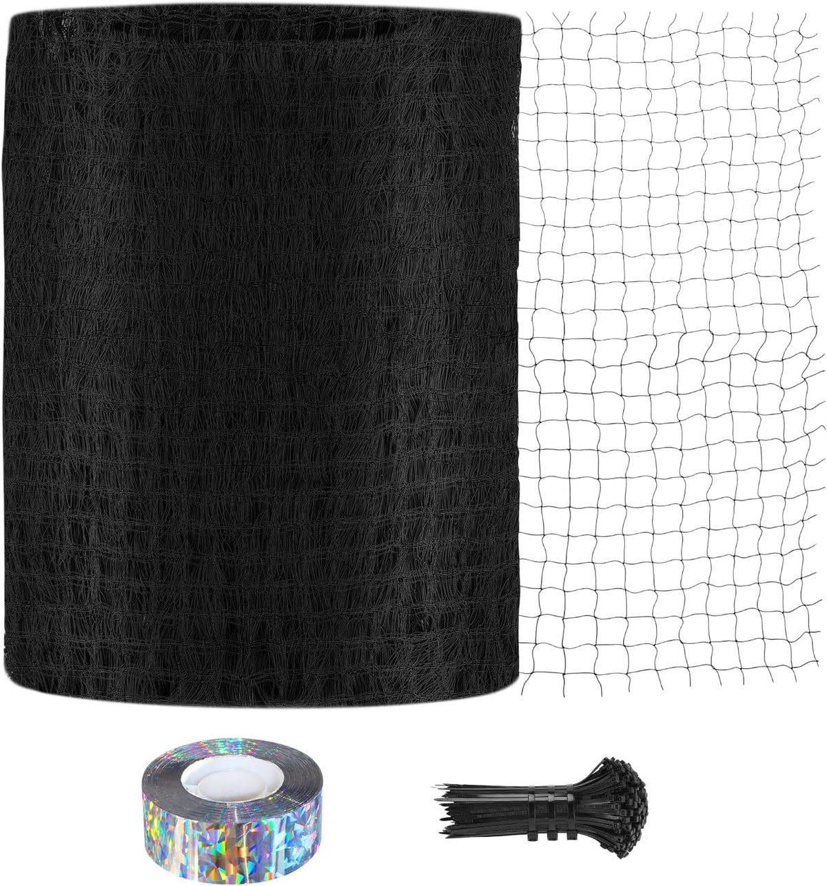 Bird Netting for Chicken Coop 25 X 50 Ft 1" Square Mesh Heavy Duty Chicken Run Netting Roof Cover Against Hawks, Eagles, Owls, UV Resistant, for Garden, Fruit Tree, Plant, Vegetable Protection