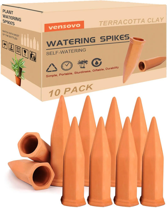 10pcs Terracotta Watering Spikes