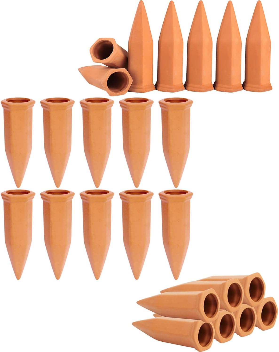 10pcs Terracotta Watering Spikes