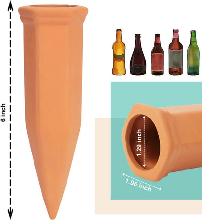 10pcs Terracotta Watering Spikes