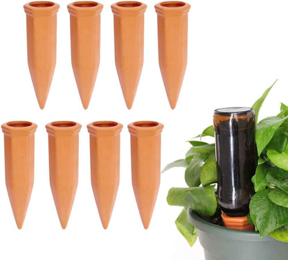 10pcs Terracotta Watering Spikes