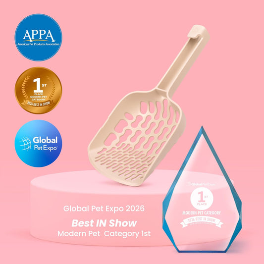 Cat Litter Scoop for tofu and Clay Litter, Durable Easy-to-Clean ABS