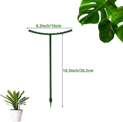 12Packs Plant Support Stake Half Round Plant Support, Stackable 3 Tier Garden Flower Support, Plant Stakes for Indoor Outdoor Plants for Tomato,Monstera, Peony, Hydrangea, Climbing Plants