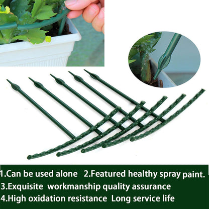 12Packs Plant Support Stake Half Round Plant Support, Stackable 3 Tier Garden Flower Support, Plant Stakes for Indoor Outdoor Plants for Tomato,Monstera, Peony, Hydrangea, Climbing Plants
