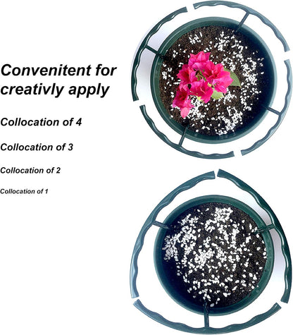 12Packs Plant Support Stake Half Round Plant Support, Stackable 3 Tier Garden Flower Support, Plant Stakes for Indoor Outdoor Plants for Tomato,Monstera, Peony, Hydrangea, Climbing Plants