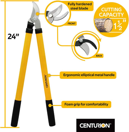 1222 3-Piece Lopper, Hedge Shear & Pruner Combo Set, Heavy Duty Tree, Shrub & Bush Care Kit for Lawn, Garden & Yard, Ideal for Indoor & Outdoor Gardening, Branch Cutting & Plant Trimming