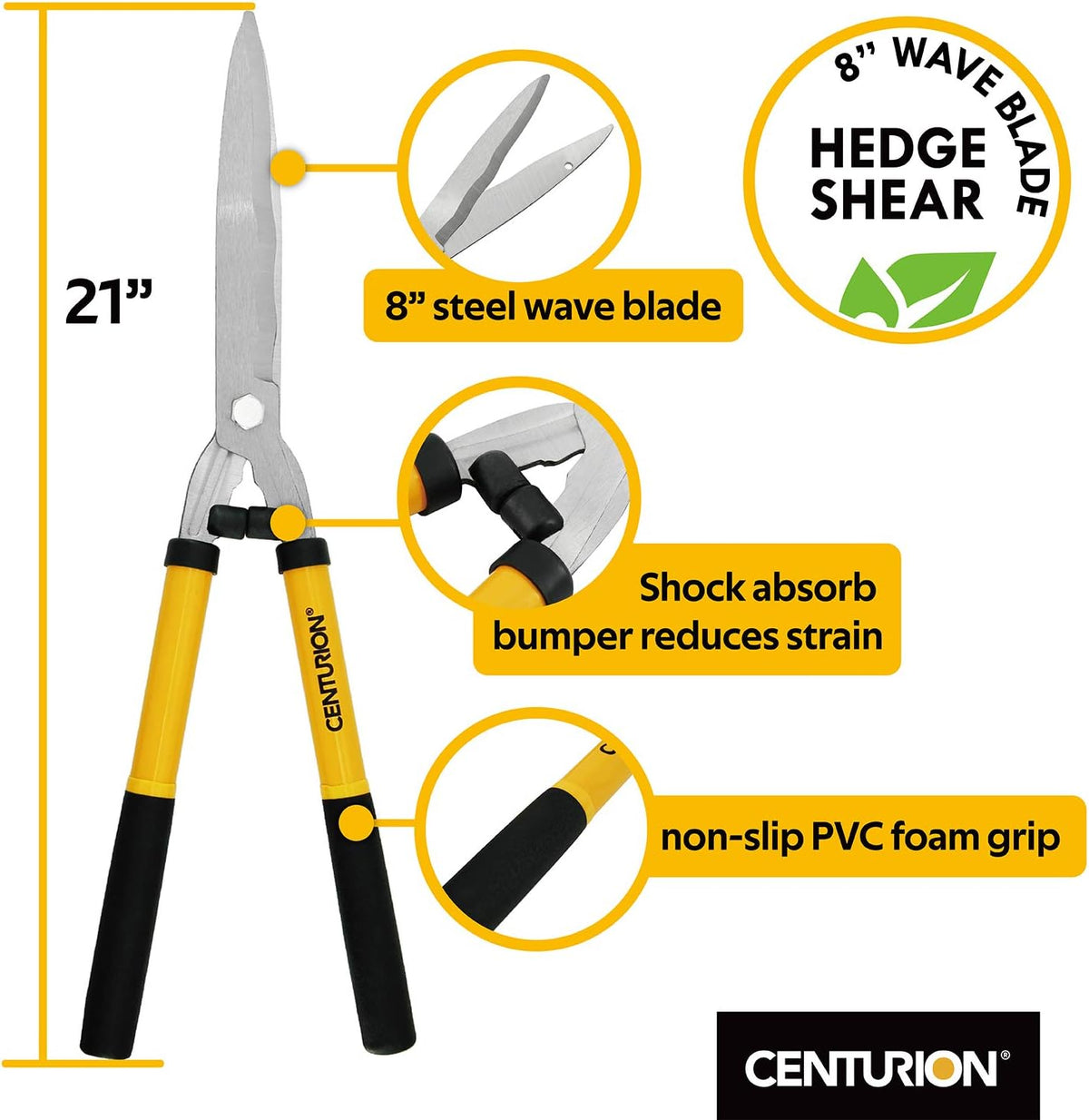 1222 3-Piece Lopper, Hedge Shear & Pruner Combo Set, Heavy Duty Tree, Shrub & Bush Care Kit for Lawn, Garden & Yard, Ideal for Indoor & Outdoor Gardening, Branch Cutting & Plant Trimming