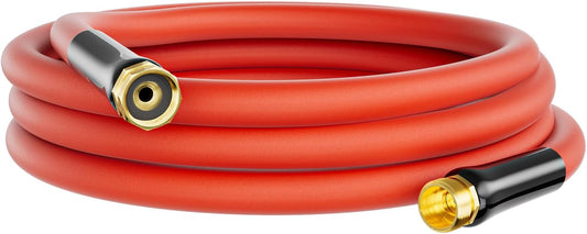 5/8" x 15FT Hot/Cold Rubber Garden Water Hose, -50℉ to 190℉