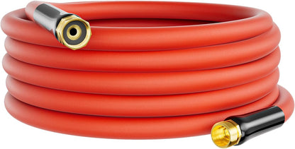 5/8" x 15FT Hot/Cold Rubber Garden Water Hose, -50℉ to 190℉