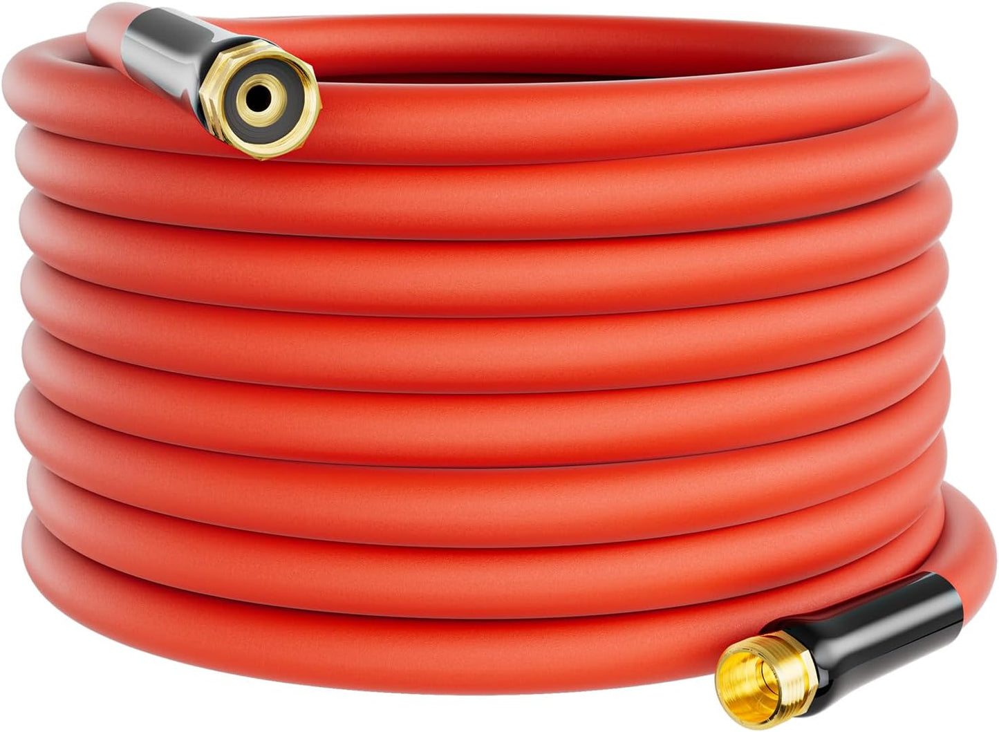 5/8" x 15FT Hot/Cold Rubber Garden Water Hose, -50℉ to 190℉