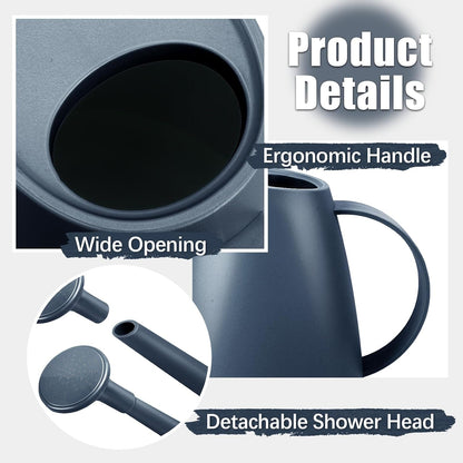 1.8L Watering Can, Small Watering Can for Indoor Plants with Long Spout