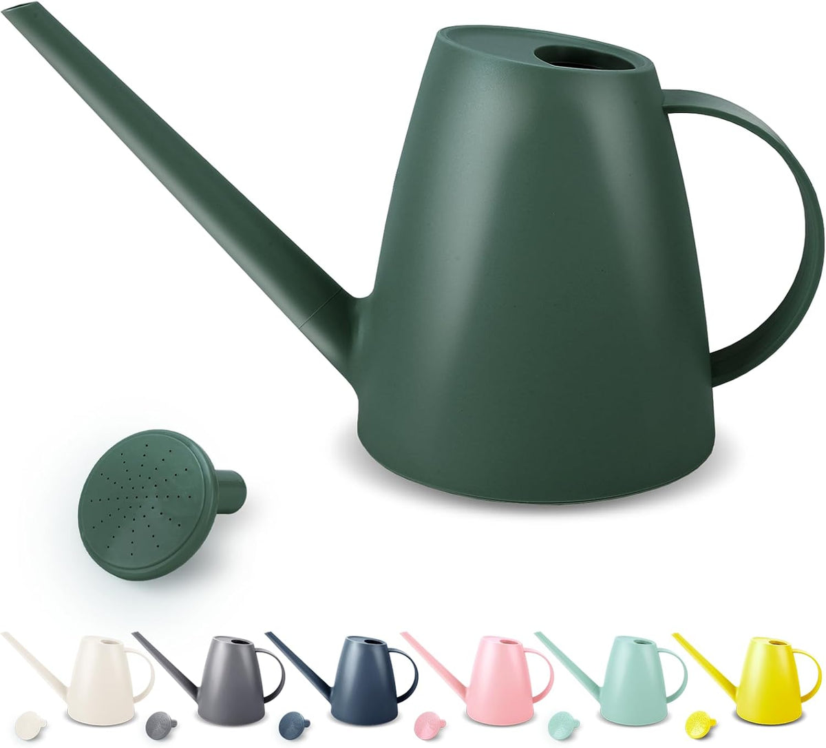 1.8L Watering Can, Small Watering Can for Indoor Plants with Long Spout