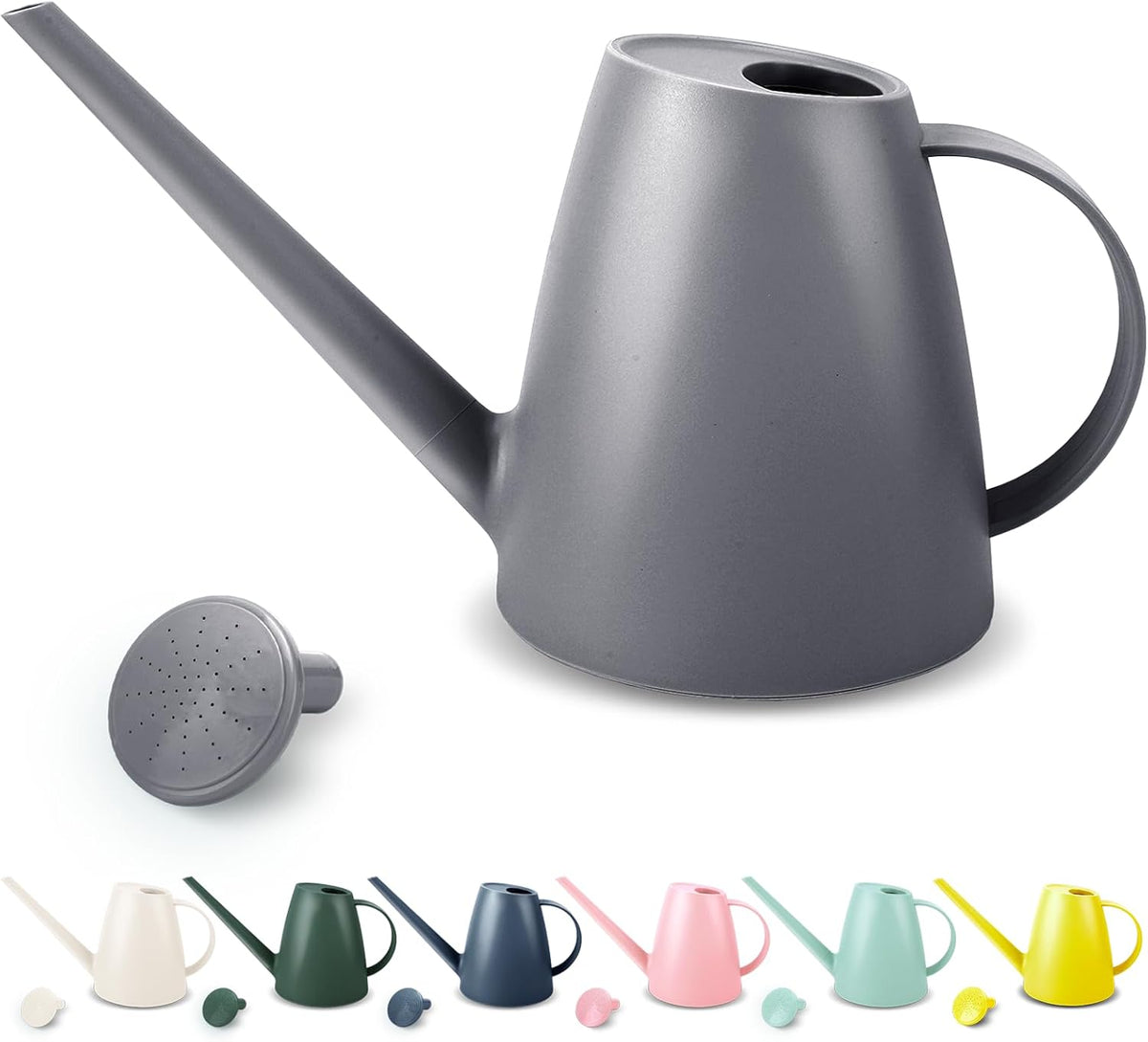 1.8L Watering Can, Small Watering Can for Indoor Plants with Long Spout