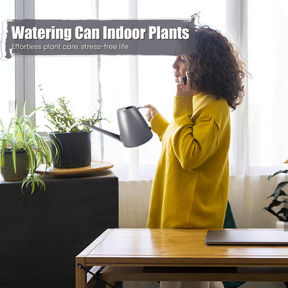 1.8L Watering Can, Small Watering Can for Indoor Plants with Long Spout