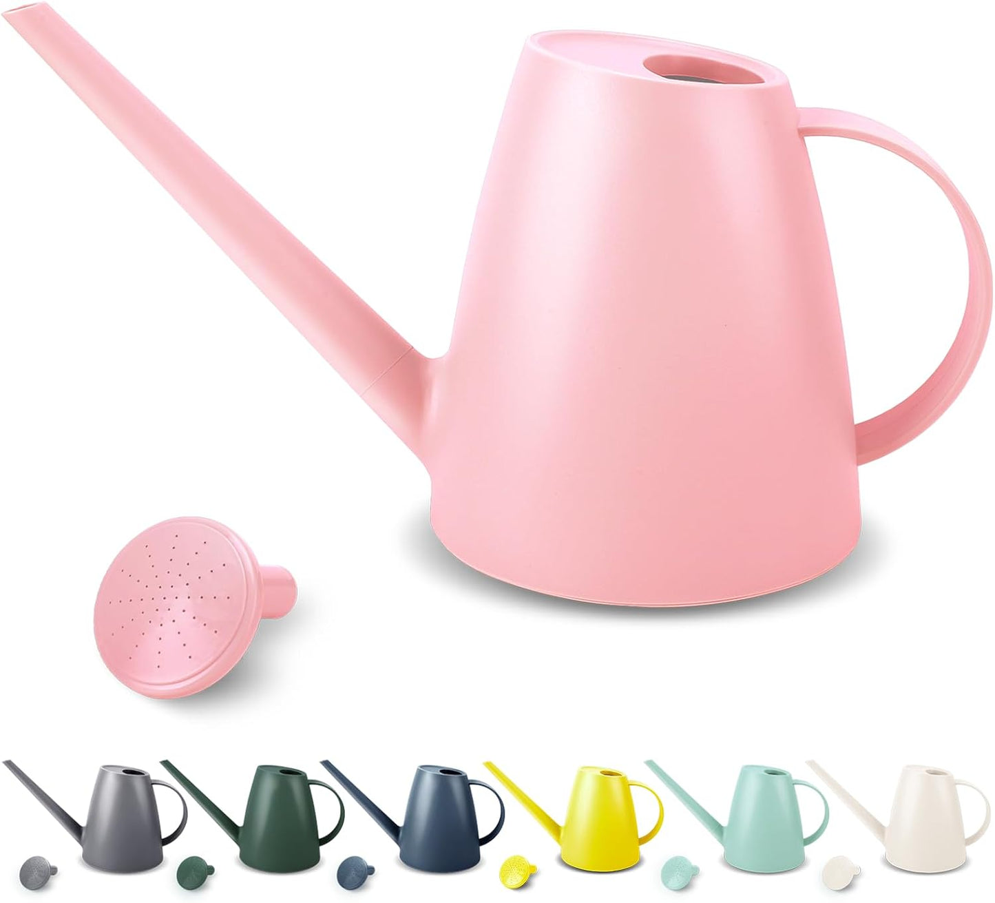 1.8L Watering Can, Small Watering Can for Indoor Plants with Long Spout