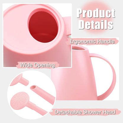 1.8L Watering Can, Small Watering Can for Indoor Plants with Long Spout