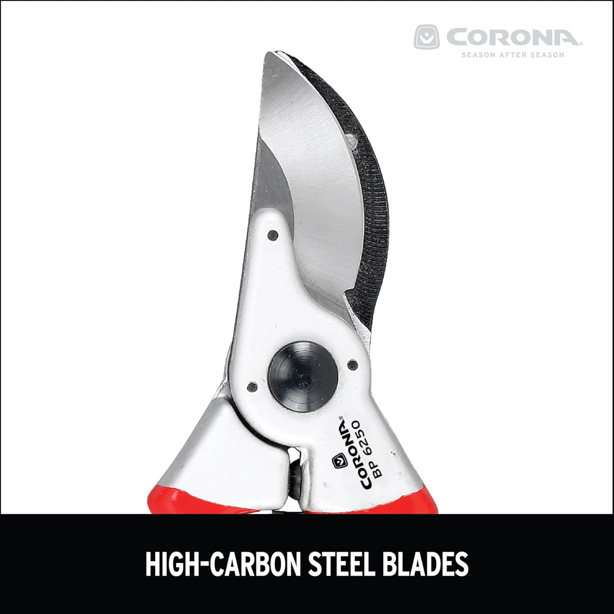 BP 6250 MAXFORGED Aluminum Bypass Pruner, 1-Inch Cut Capacity, Professional Hand Pruning Shears with Replaceable Steel Blade & Non-Slip Comfort Grip
