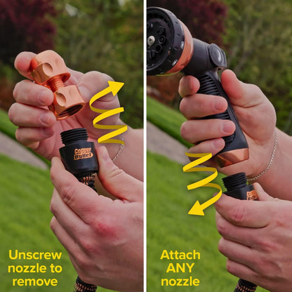 25 FT Copper Bullet Expandable Garden Hose, As Seen on TV