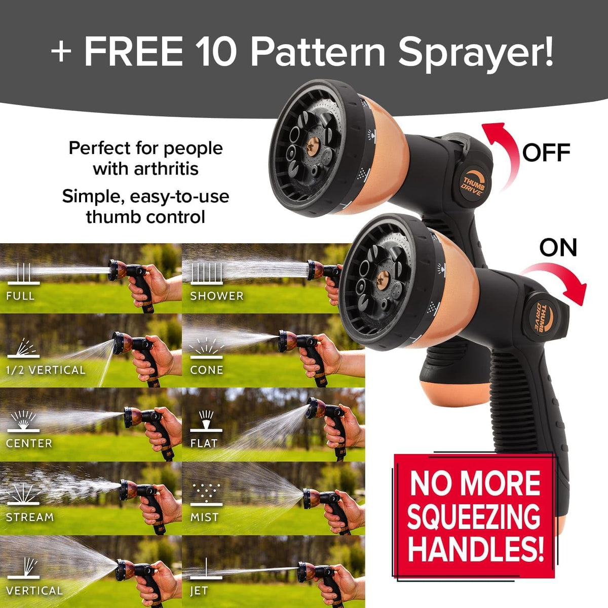 25 FT Copper Bullet Expandable Garden Hose, As Seen on TV