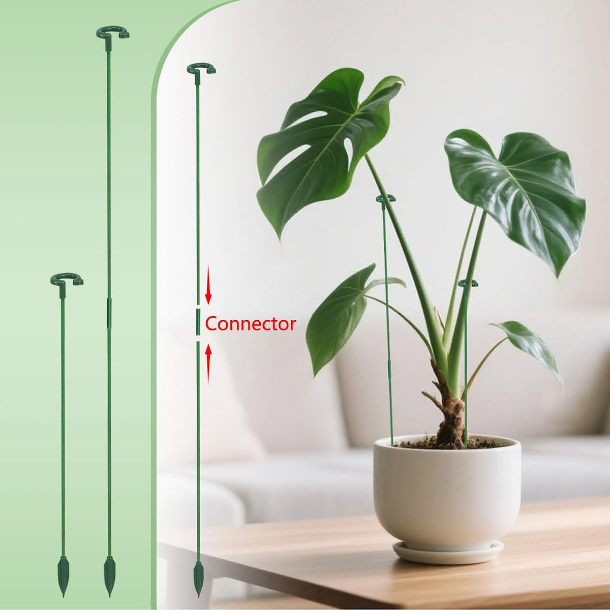 Pack of 30 Small Plant Stakes for Indoor Plants 3 Size