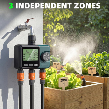 Sprinkler Timer, Programmable Hose Timer for Automatic Watering