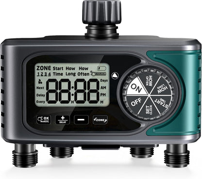 Sprinkler Timer, Programmable Hose Timer for Automatic Watering