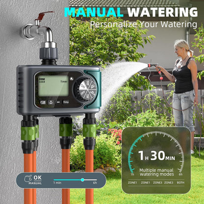 Sprinkler Timer, Programmable Hose Timer for Automatic Watering
