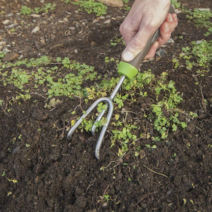 2445200 Stainless Steel Hand Cultivator with Ergo Gel Grip, 11-Inch