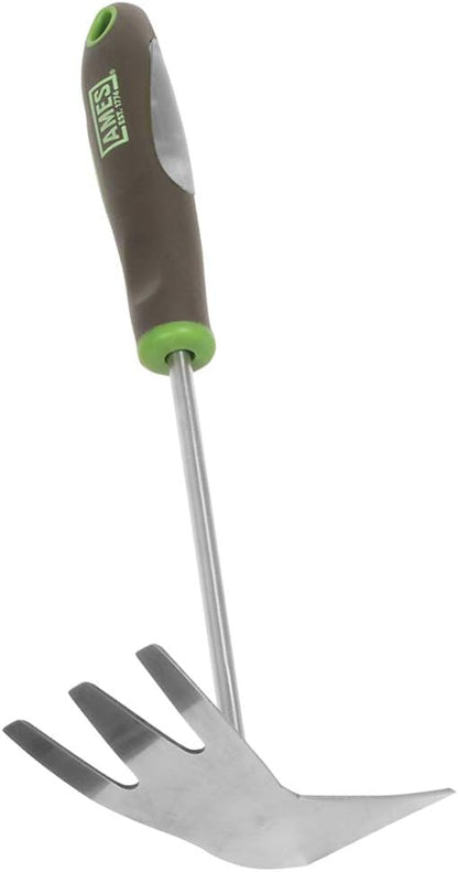 2445200 Stainless Steel Hand Cultivator with Ergo Gel Grip, 11-Inch
