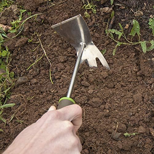 2445200 Stainless Steel Hand Cultivator with Ergo Gel Grip, 11-Inch