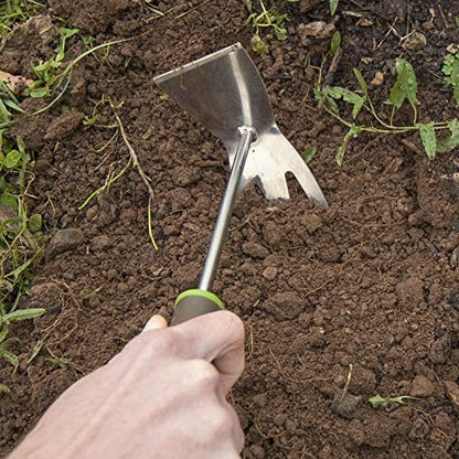 2445200 Stainless Steel Hand Cultivator with Ergo Gel Grip, 11-Inch
