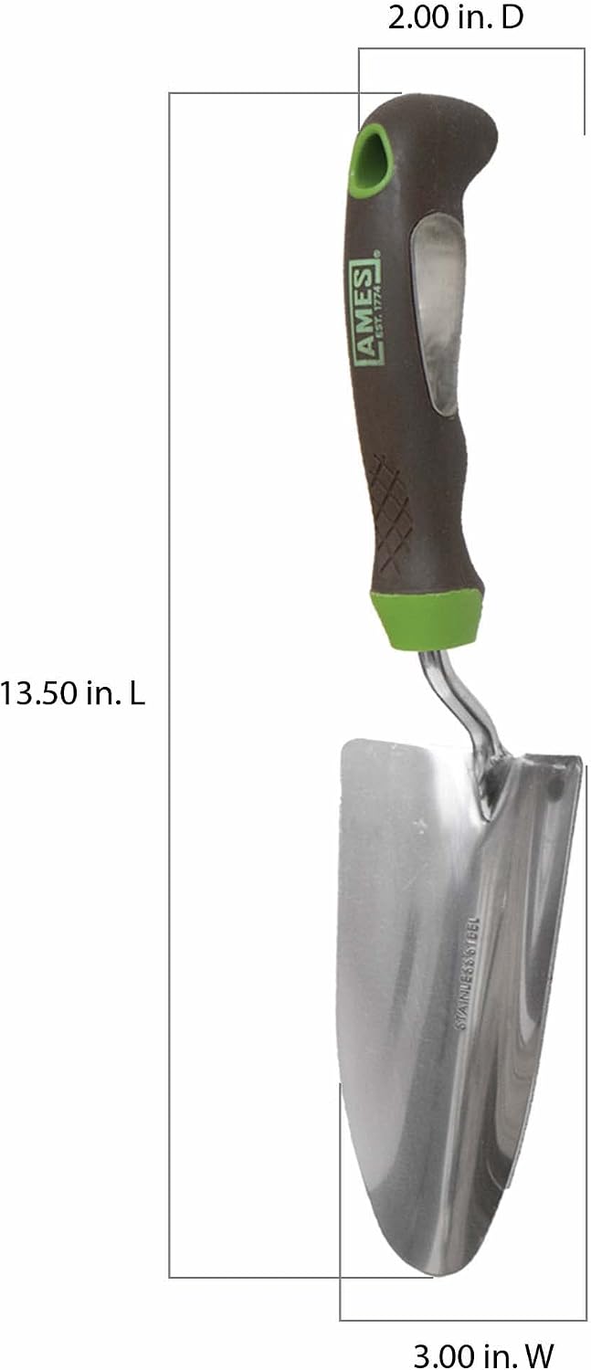 2445200 Stainless Steel Hand Cultivator with Ergo Gel Grip, 11-Inch