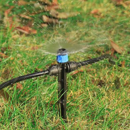 25 Pcs Drip Irrigation Fan Emitter for 1/4" Irrigation Tubing