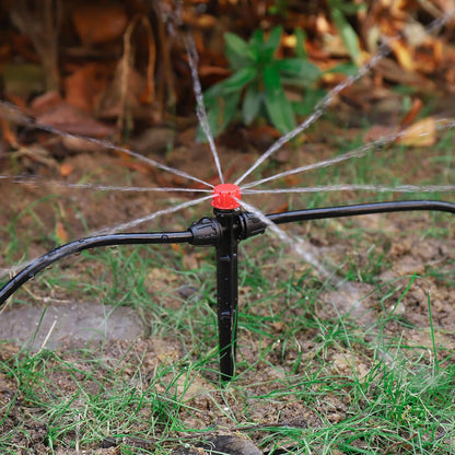 25 Pcs Drip Irrigation Fan Emitter for 1/4" Irrigation Tubing