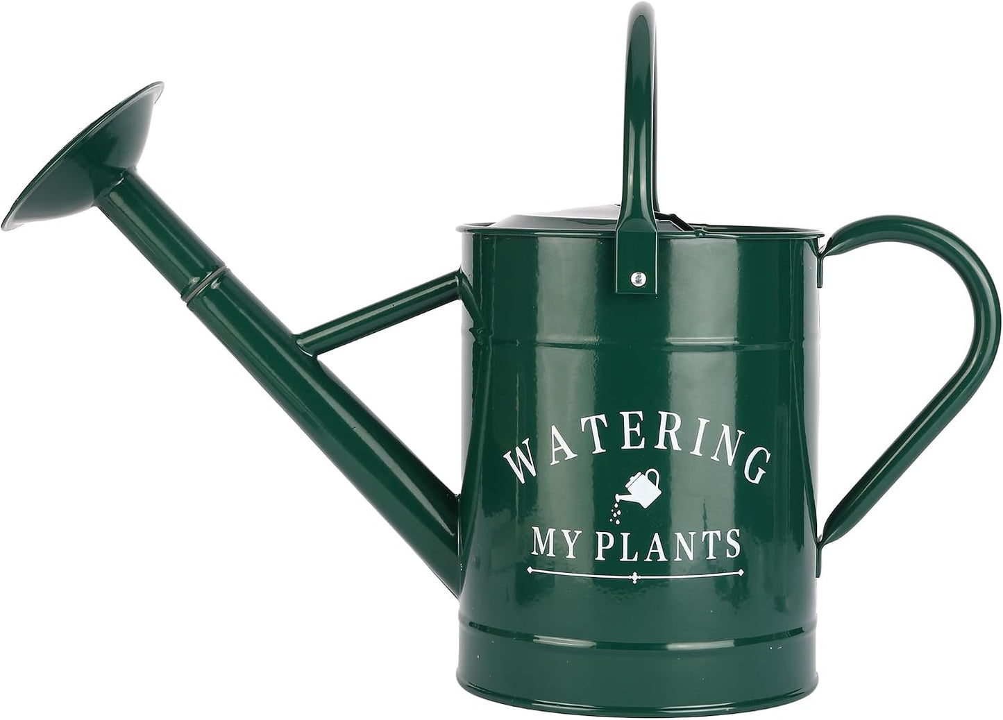 Galvanized Watering Can for Outdoor Indoor Plants, 1 Gallon Decorative Countryside Style Water Can with Removable Spout, Perfect Metal Watering Can for Indoor Plants and Garden Flower
