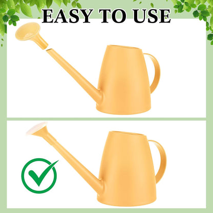1/2 Gallon Long Spout Watering Can Set for Indoor & Outdoor Plants – Includes Spray Bottle, Squeeze Bottle, Watering Globes & Soil Moisture Meter for Garden & House Plants(Pink)