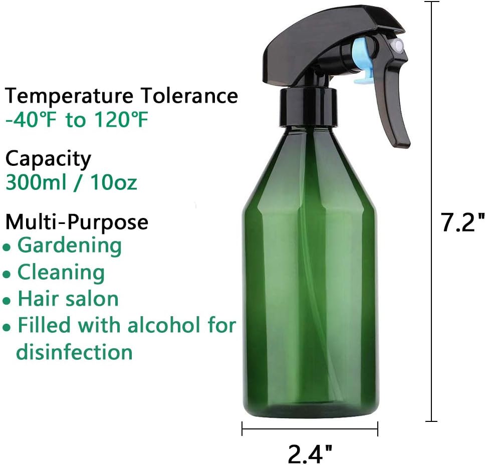 Small Watering Can for Indoor Plants, Flowers, Succulents with Long Spout 34oz(Green)