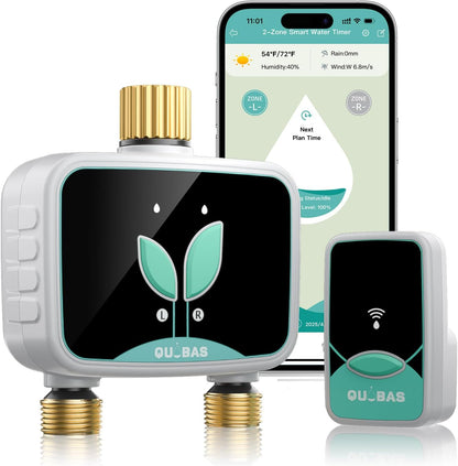 Brass Sprinkler Timer, Programmable Water Hose Timer for Garden Hose