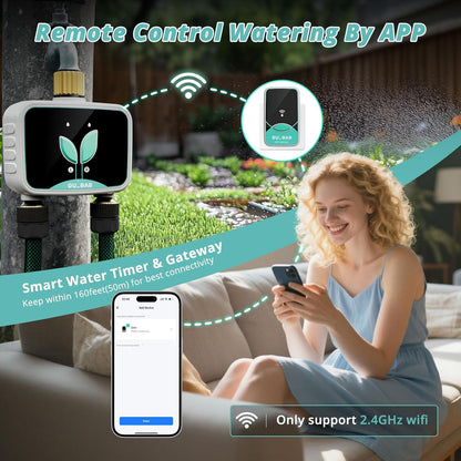 Brass Sprinkler Timer, Programmable Water Hose Timer for Garden Hose