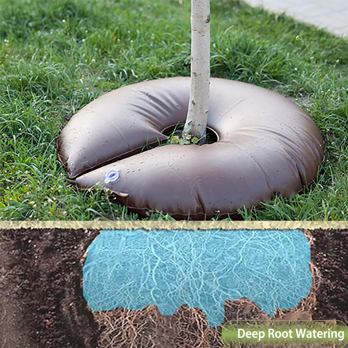 2-Pack Tree Watering Bag Slow Release 15 Gallon,Water Bag for Trees