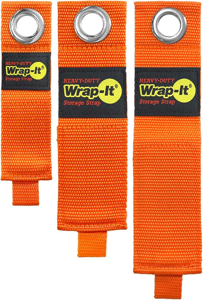 Heavy-Duty Straps - 7-inch (6-Pack) Blaze Orange