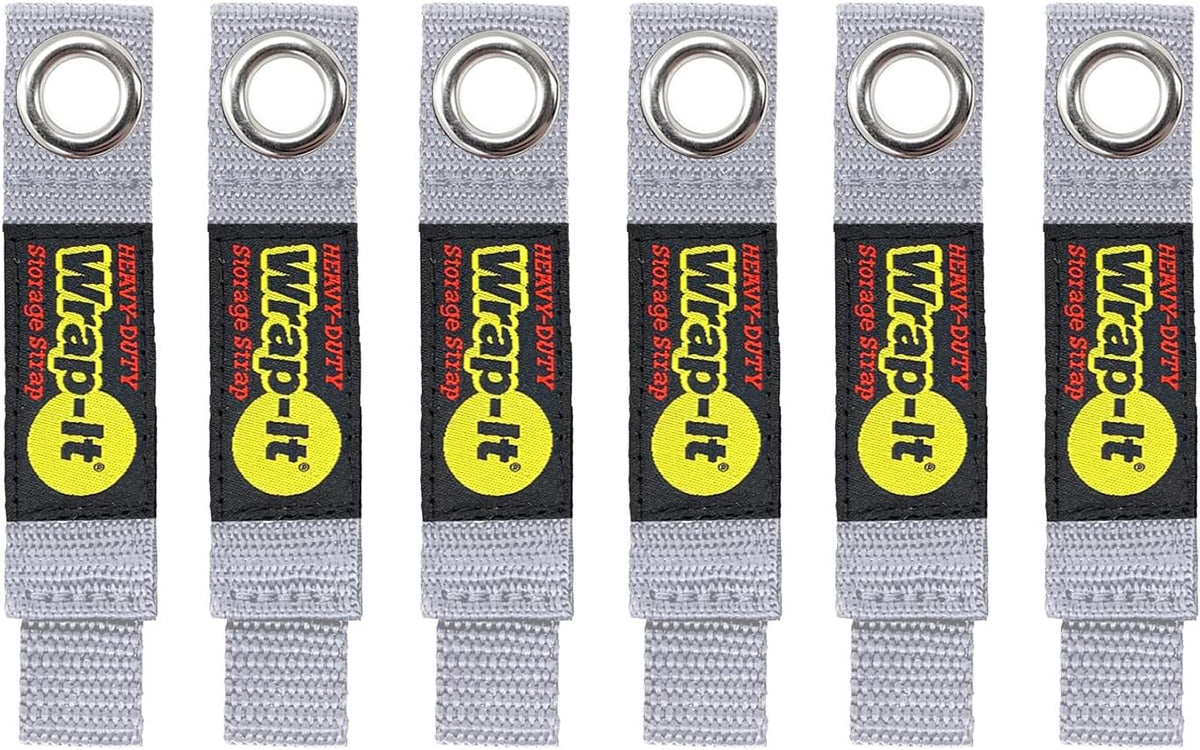 Heavy-Duty Straps - 7-inch (6-Pack) Blaze Orange