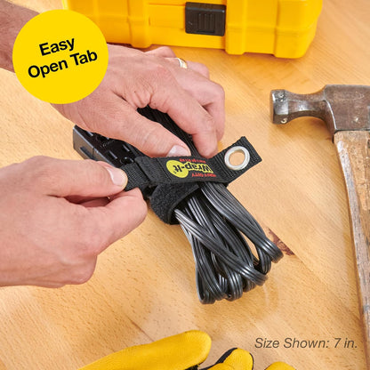 Heavy-Duty Straps - 7-inch (6-Pack) Blaze Orange
