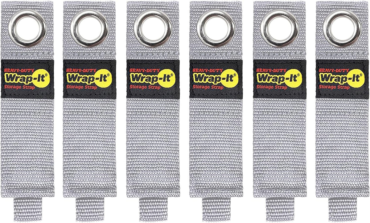 Heavy-Duty Straps - 7-inch (6-Pack) Blaze Orange
