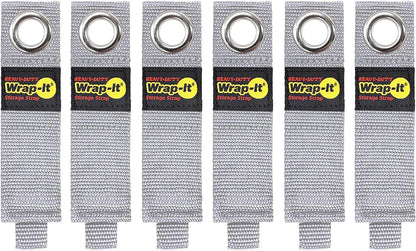 Heavy-Duty Straps - 7-inch (6-Pack) Blaze Orange