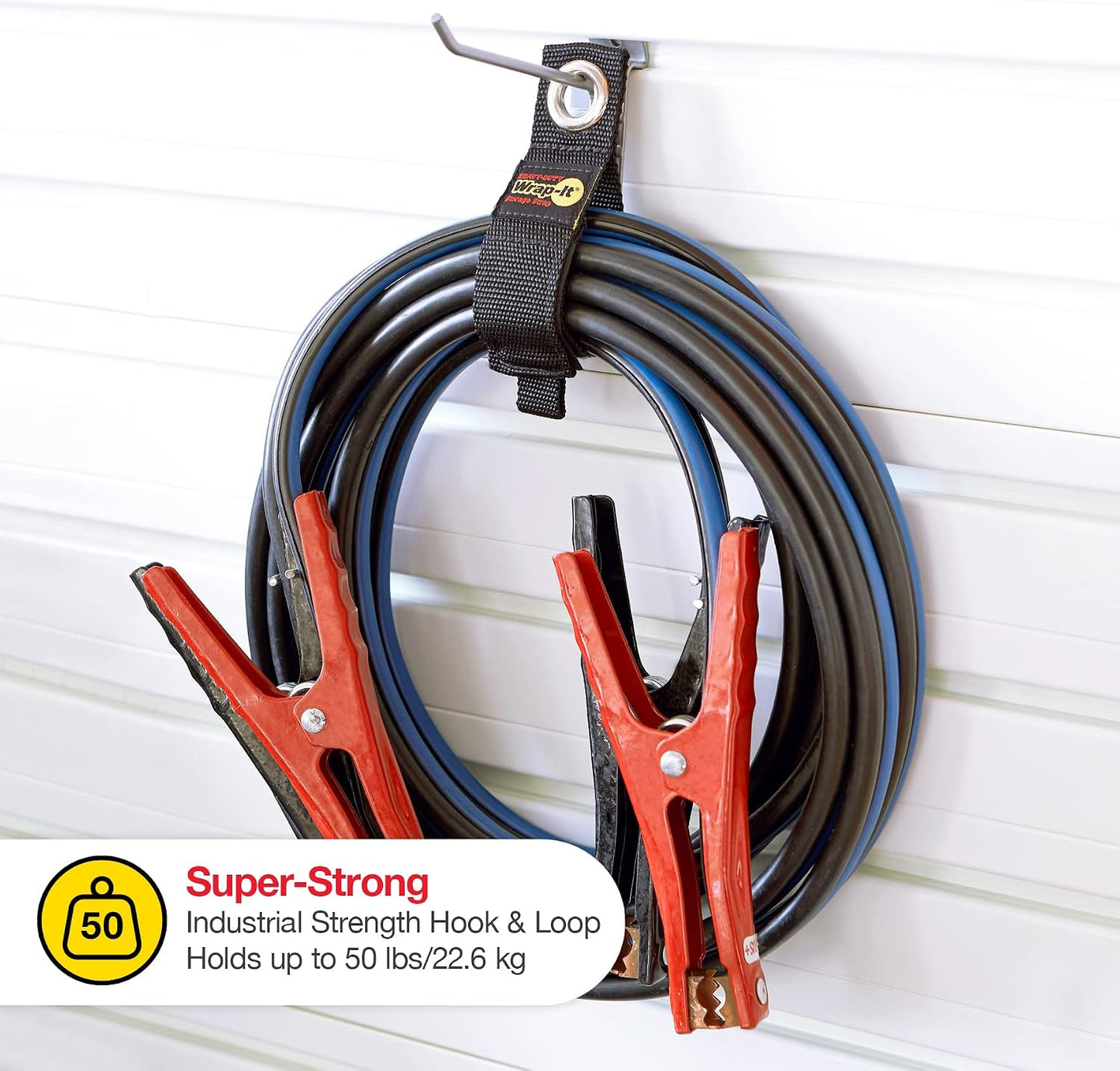 Heavy-Duty Straps - 7-inch (6-Pack) Blaze Orange