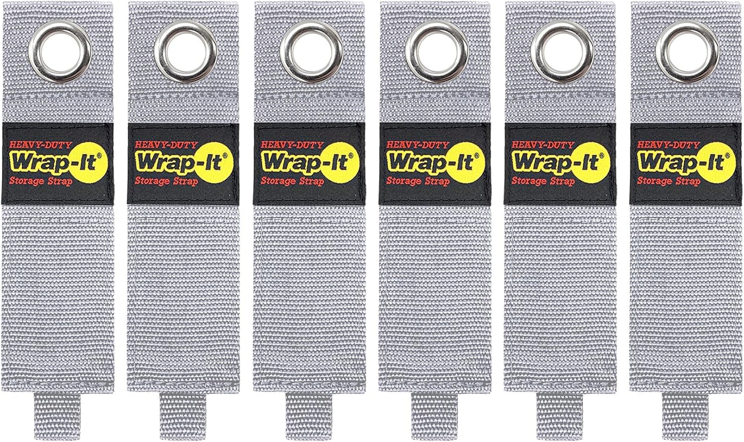 Heavy-Duty Straps - 7-inch (6-Pack) Blaze Orange