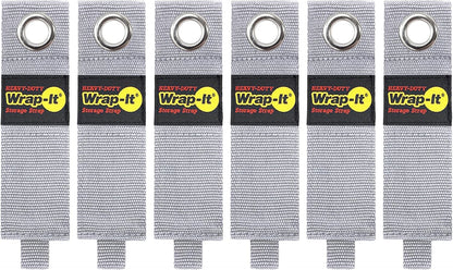 Heavy-Duty Straps - 7-inch (6-Pack) Blaze Orange